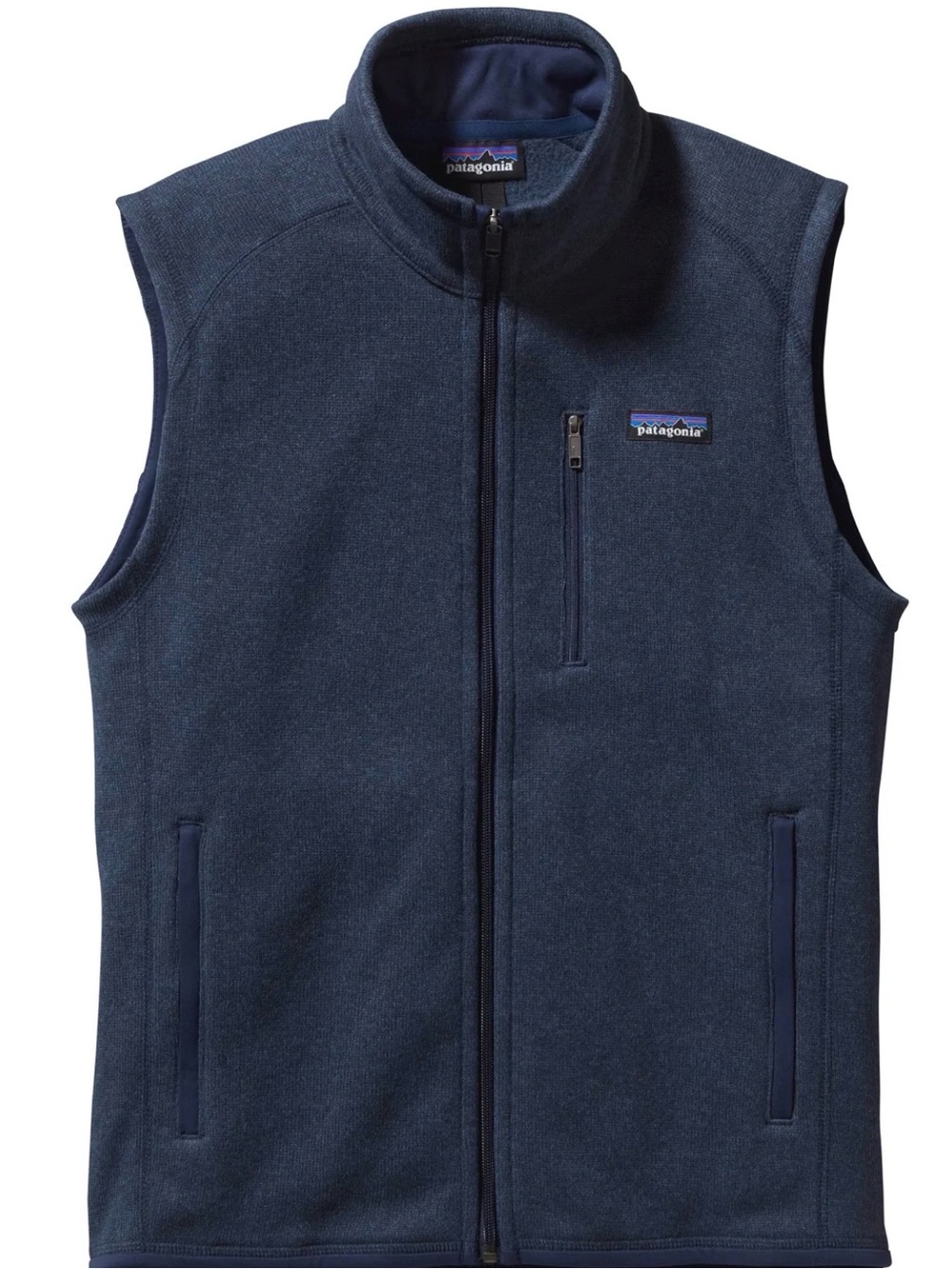 Patagonia Navy Blue Fleece Vest - Full Zip